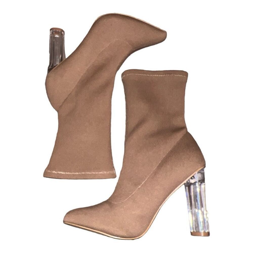 Fashion Nova  Bootie - Camel size 11 - Picture 5 of 6